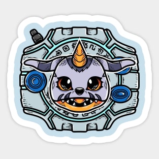 Gabumon Head Sticker